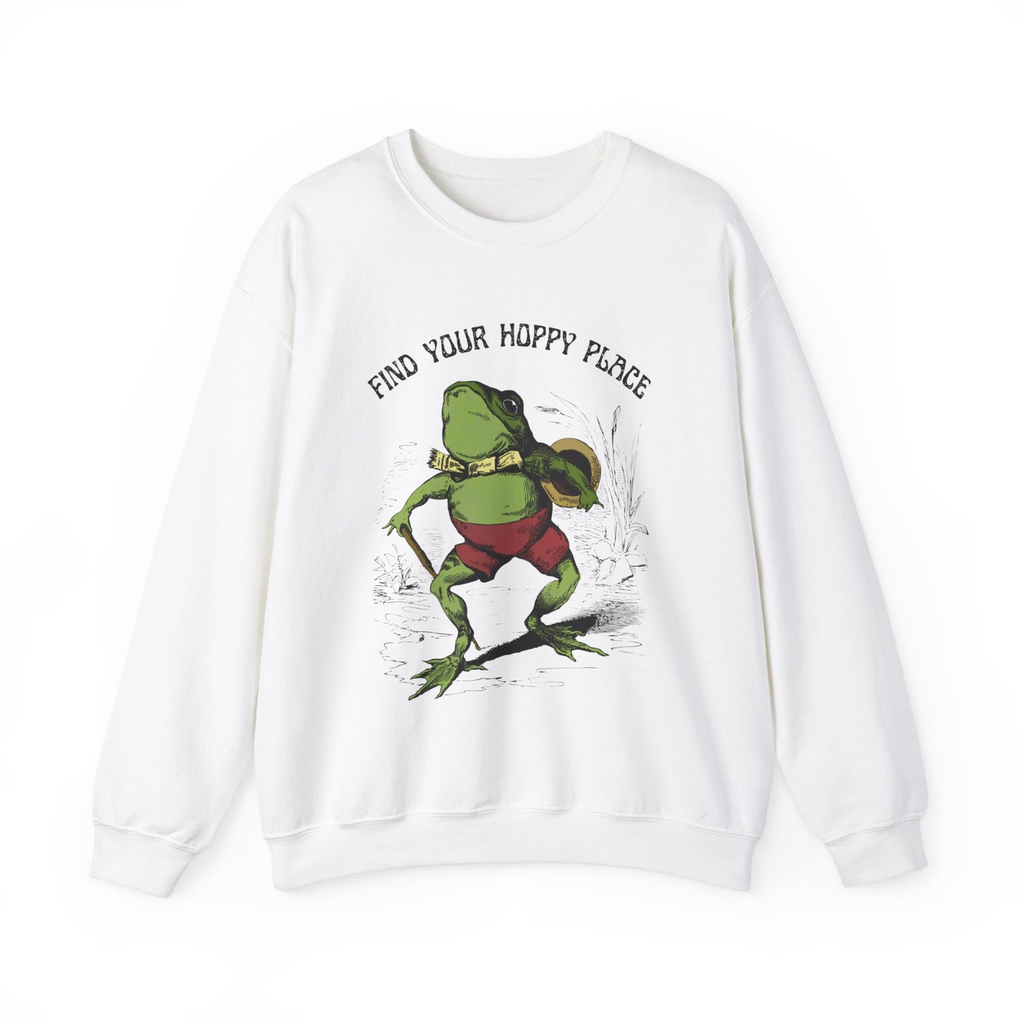 Cottagecore Frog Crewneck Sweatshirt
