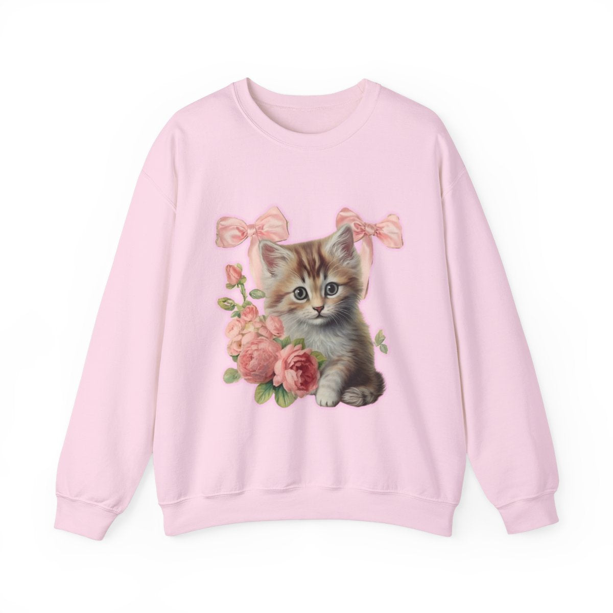 Coquette Kitten Crewneck Sweatshirt